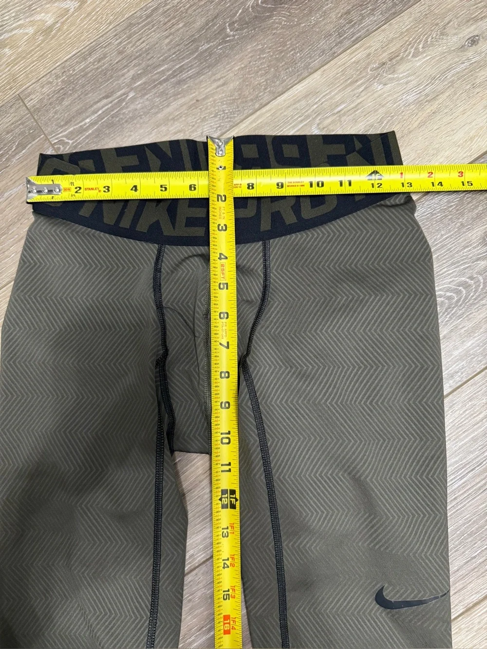 Nike Men's Olive/Black Pro Compression Tights